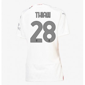 AC Milan Malick Thiaw #28 Borta Kläder Dam 2023-24 Kortärmad